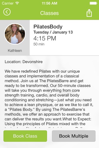 The PilatesBarre screenshot 4