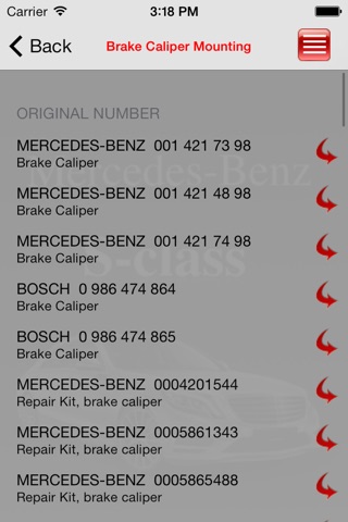 Запчасти Mercedes-Benz S-class screenshot 2