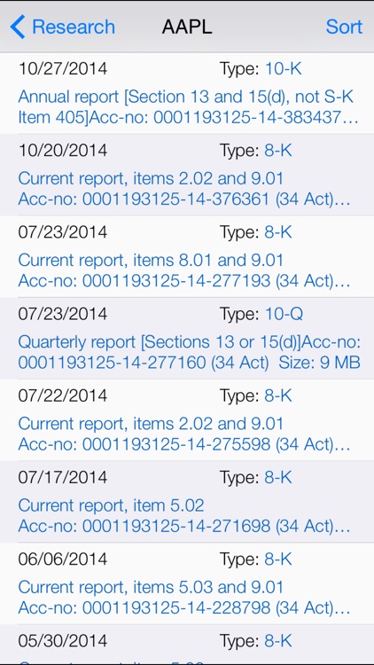 Filing Pro : SEC Company Filings, Report with Real-Time Stock Quotes, Chart and Watchlist screenshot-0