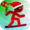 Stickman Skating - Epic Avalanche Mountain Winter Hopping Snowboarder FREE