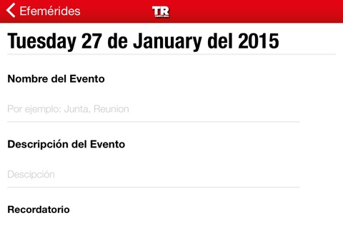 Agenda TiempoReal.Mx 2015 screenshot 3