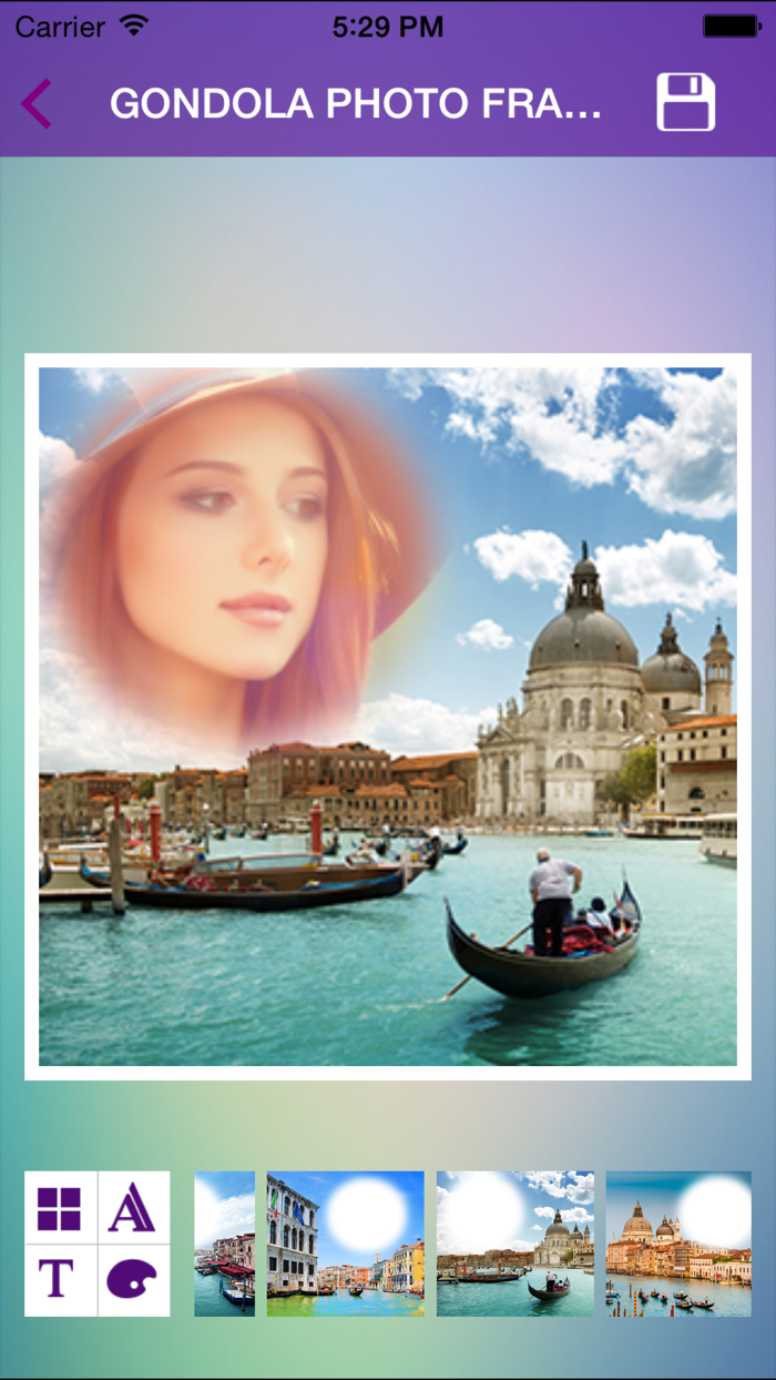 Gondola Photo Frames