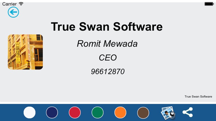 True Cards: Professional visiting cards for you & your business identity screenshot-3
