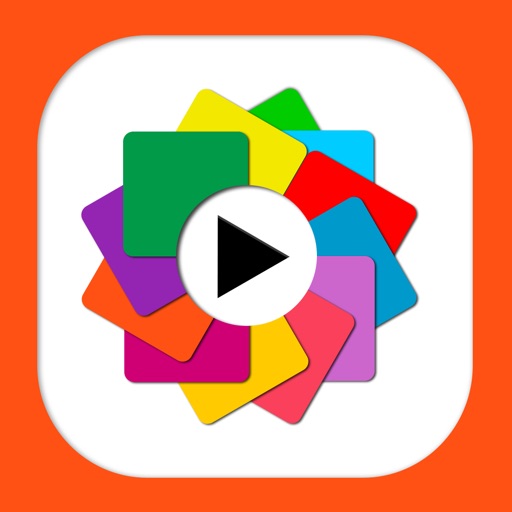 PicsVideo Slideshow of photos, text and music and post to Instagram iOS App