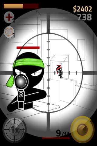 A Stickman Army Sniper Shooter - Clear vision shoot-ing stick war enemies battle game screenshot 2