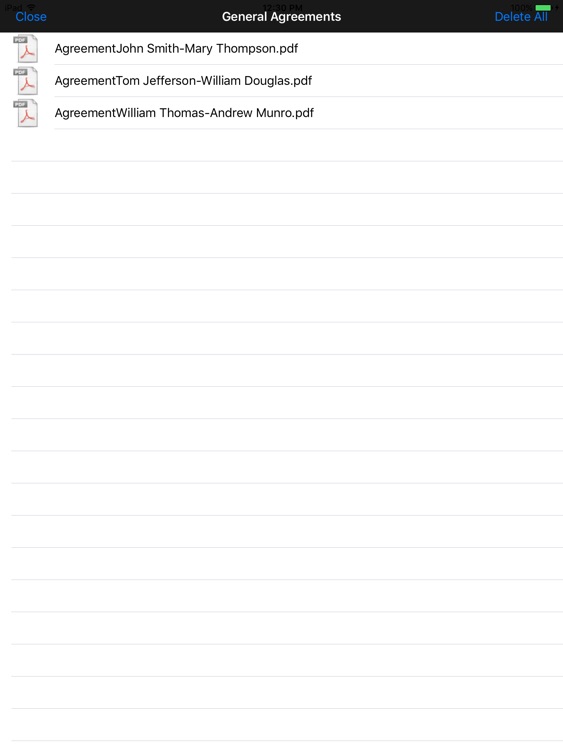 Simple General Agreement screenshot-3