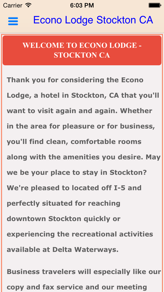 How to cancel & delete Econo Lodge Stockton CA from iphone & ipad 4