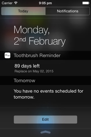 Toothbrush Reminder - with Today Widget screenshot 2