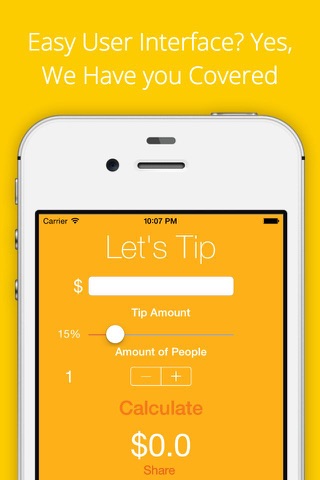Lets Tip - Simple Tipping Calculator screenshot 3