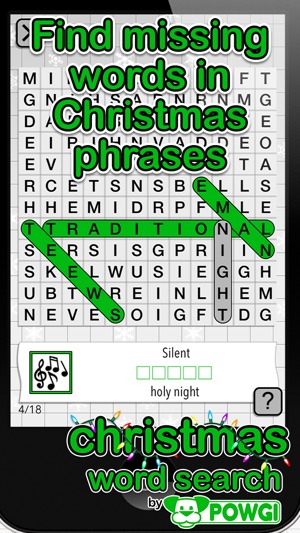 Christmas Word Search by POWGI(圖2)-速報App