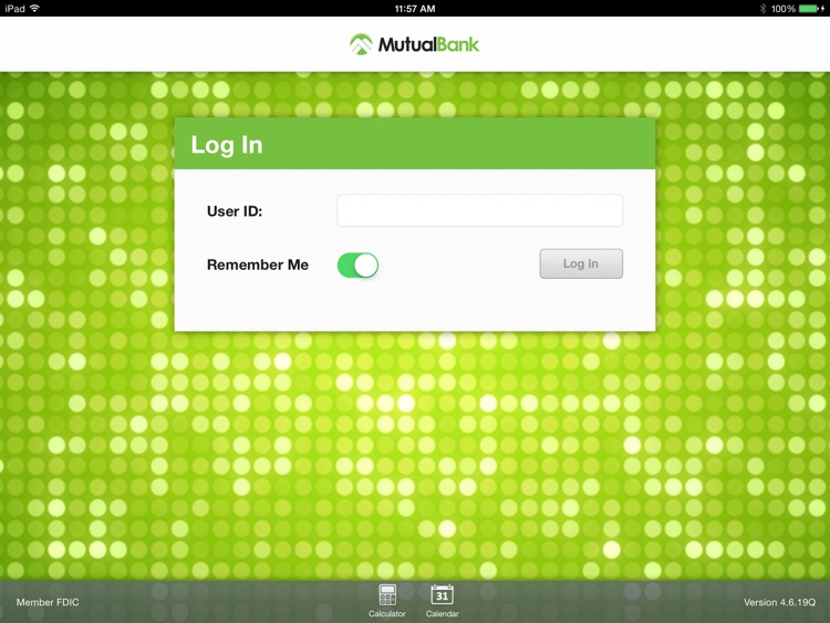 MutualBank for iPad