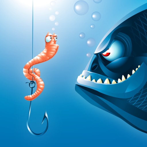 Fishing Worm Nightmare Defense - FREE - Shoot Down The Lake Monsters TD Icon