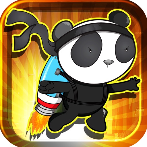 Jetpack Gem-bo Panda Ninja PAID - An Awesome Collecting Warrior Frenzy Blast