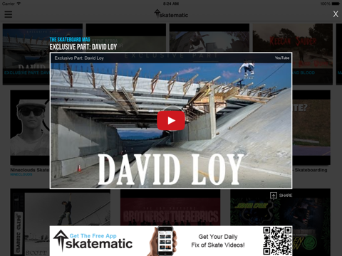 Skatematic Skateboard Videos screenshot