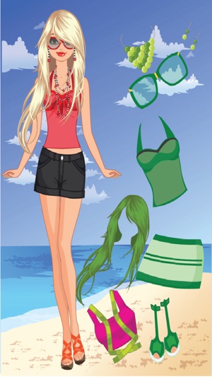 Beach Fashion Dressup(圖2)-速報App