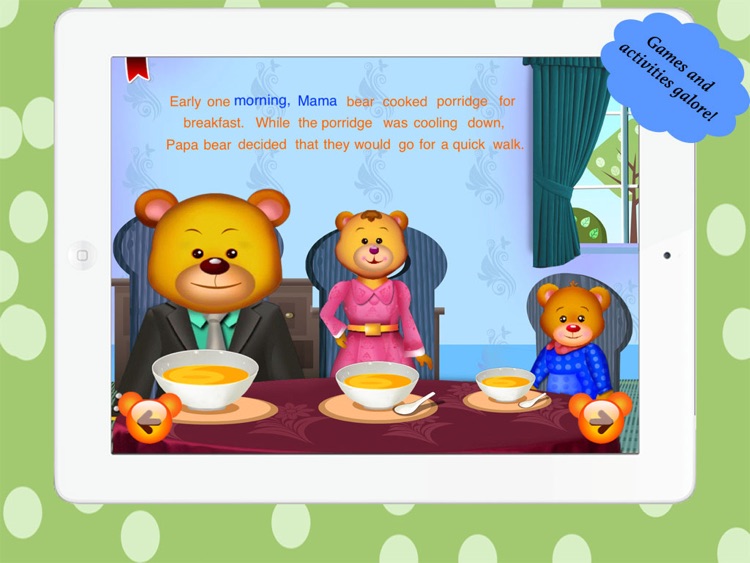 Goldilocks and The Three Bears for Children by Story Time for Kids screenshot-3
