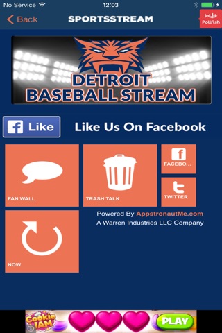 DETROIT BASEBALL STREAM screenshot 3