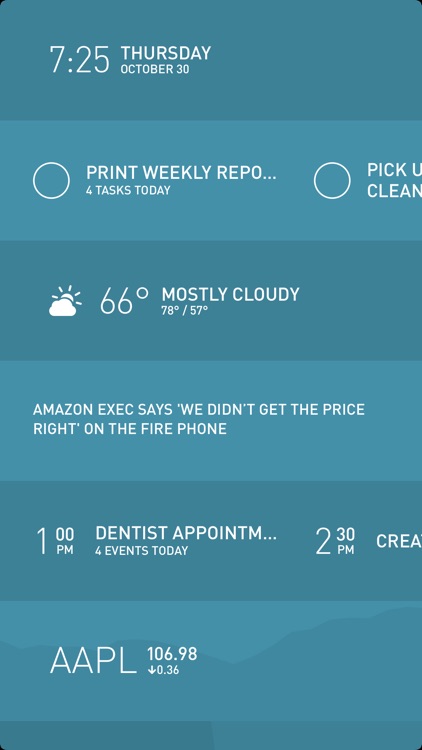Morning — Weather, To-Do, News, and more screenshot-0