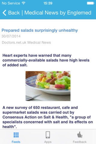 Medical news screenshot 3
