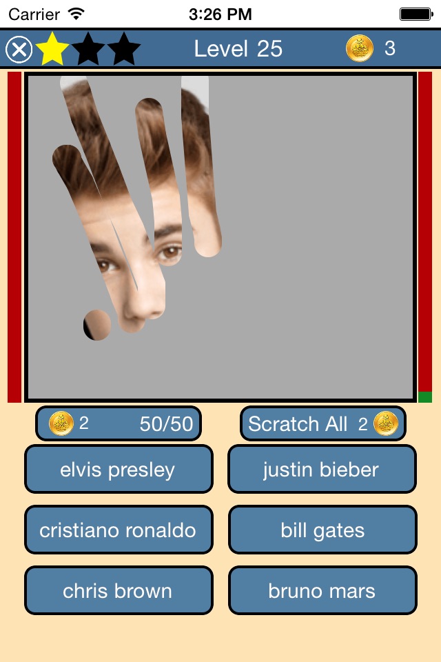 Scratch That Celebrity Quiz screenshot 2