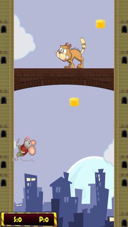 ` Mouse Ran Up The Clock Roof Top Racing Arcade Free Game