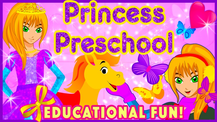 Valentine’s Princess Preschool Daycare - Free Educational Games for kids & Toddlers to teach Counting Numbers, Colors, Alphabet and Shapes!