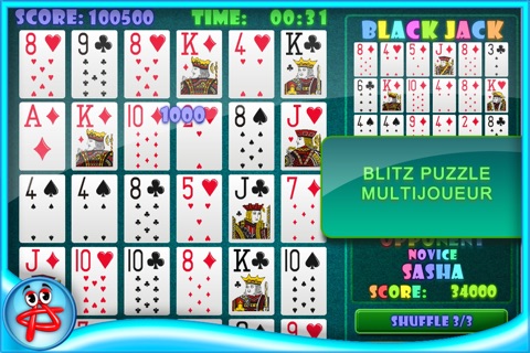 Blackjack Puzzle screenshot 2