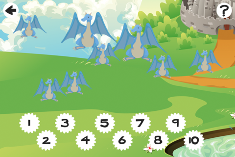 A Princess Tale Counting Game for Children: learn to count 1 - 10 screenshot 2