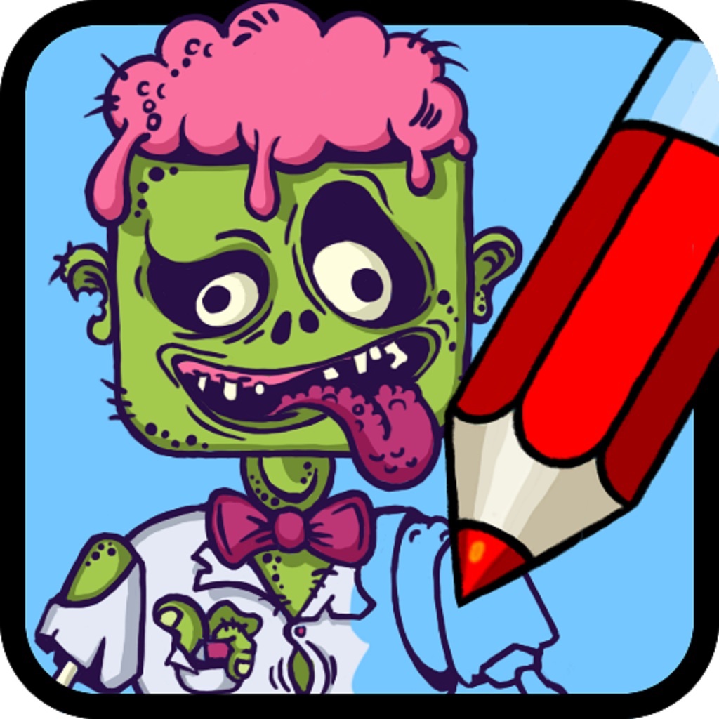 Zombies Coloring Book