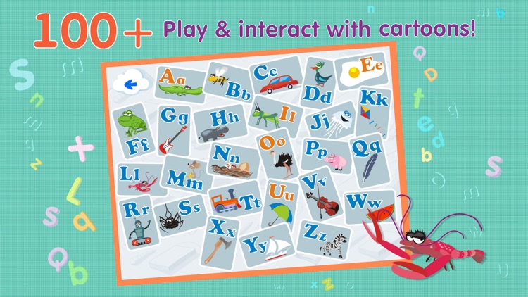 ABCs alphabet phonics games for kids based on Montessori learining approach