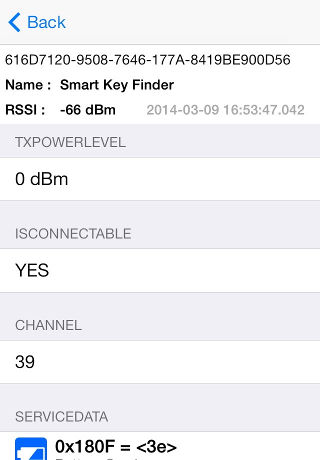 Bluetooth Smart Scanner screenshot 2