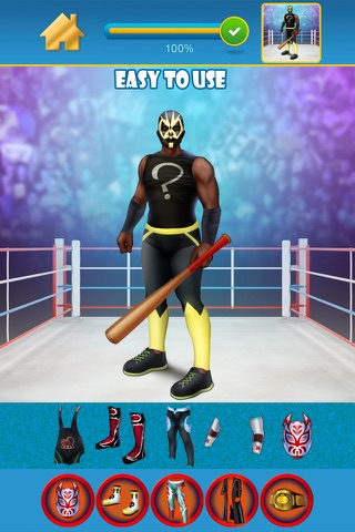 A Top Power Wrestling Heroes Copy And Draw Game - My Virtual World of Champion Wrestlers Club Edition - Free App screenshot 4