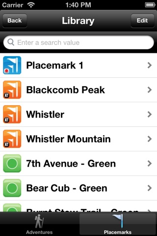Whistler GPS - Blackcomb Ski and Snowboard Trail Maps screenshot 2
