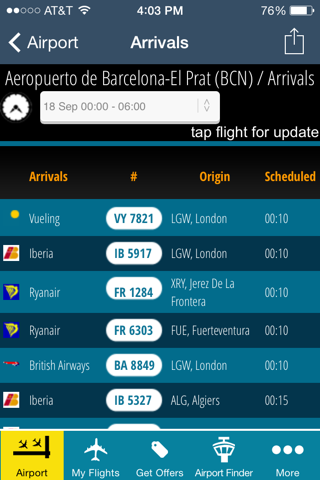 Barcelona Airport Pro (BCN) Flight Tracker screenshot 2