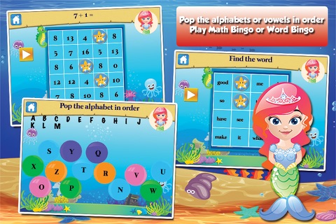 Mermaid Princess Grade 1 Games screenshot 4