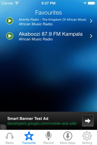 African Music Radio Recorder screenshot 3