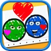 Doodle Ball Puzzle - Jump to Bump the Loving Balls and Avoid Them from Breaking