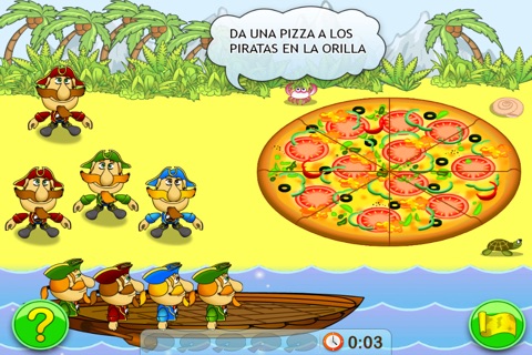 Fractions & Smart Pirates. Lite screenshot 2