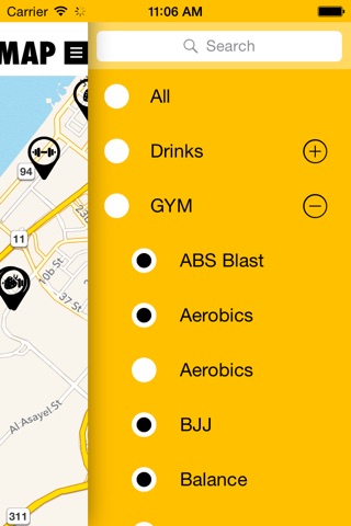 Dubai Fitness Map screenshot 2