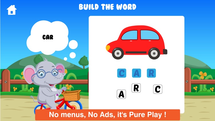 Elephant Preschool Playtime Kids Puzzle Game screenshot-4