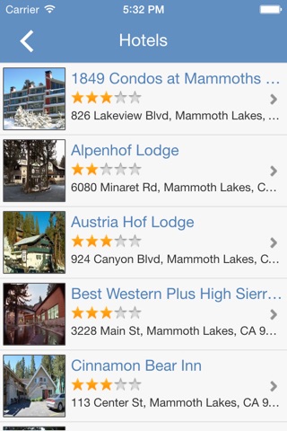 Mammoth Mountain Places Guide screenshot 3