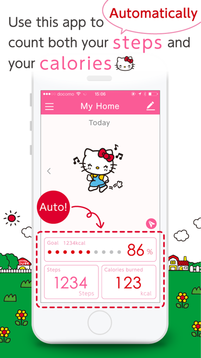 簡単ダイエット おさんぽハローキティ By Sanrio Ios アメリカ合衆国 Searchman アプリマーケットデータ