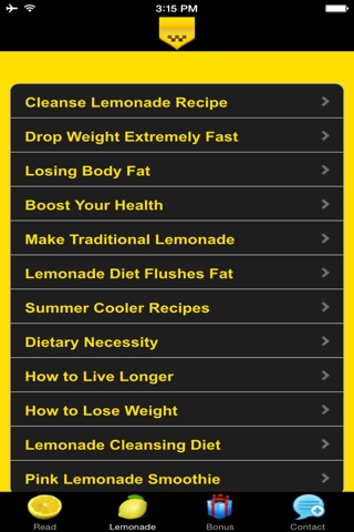Home Made Lemonade Recipes - Losing Body Fat screenshot 2