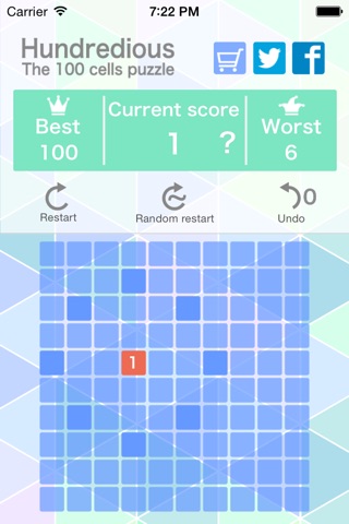 Hundredious (100 Cells Puzzle Game) screenshot 4