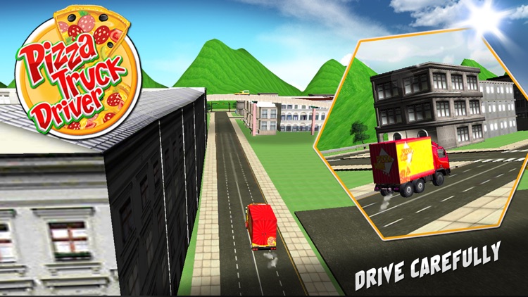 Pizza Truck Driver 3D - Fast Food Delivery Simulator Game on Real City Roads