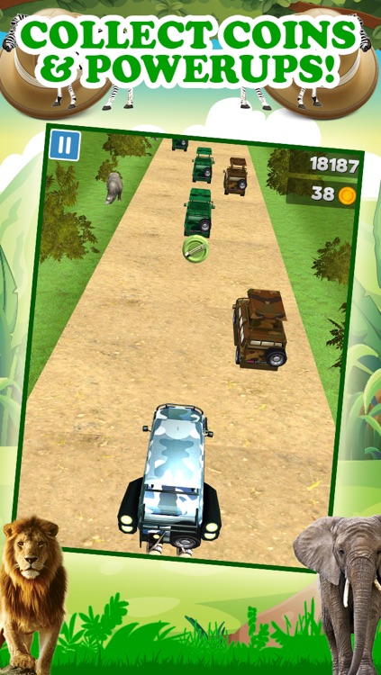 3D Safari Jeep Racing Game with Endless Real Adventure Simulator Driving FREE screenshot-3