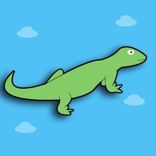 Leaping Lizard Jumping Fun Icon