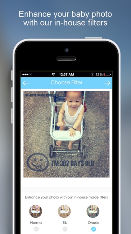 InstaB For Baby - Beautiful way to share baby’s milestones, growth and advice screenshot-3