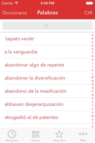 Verbis  Diccionario Español-Chino de Administración screenshot 2