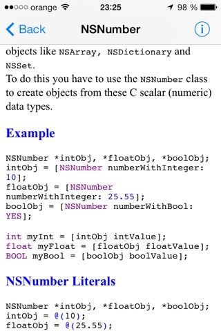 Objective C Reference screenshot 3